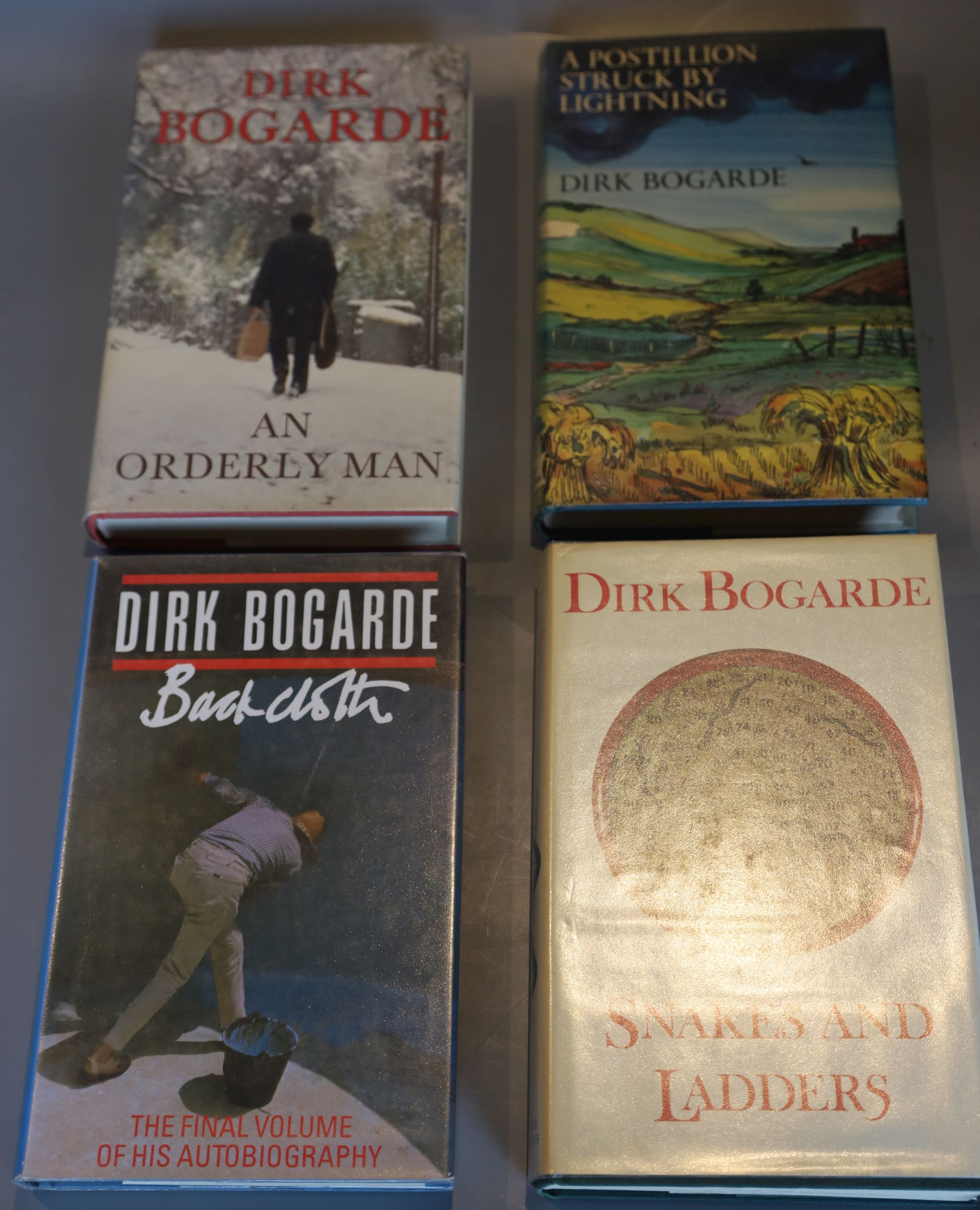 Bogarde, Dirk - (Autobiography), 4 vols, 1st editions, signed by the author,
